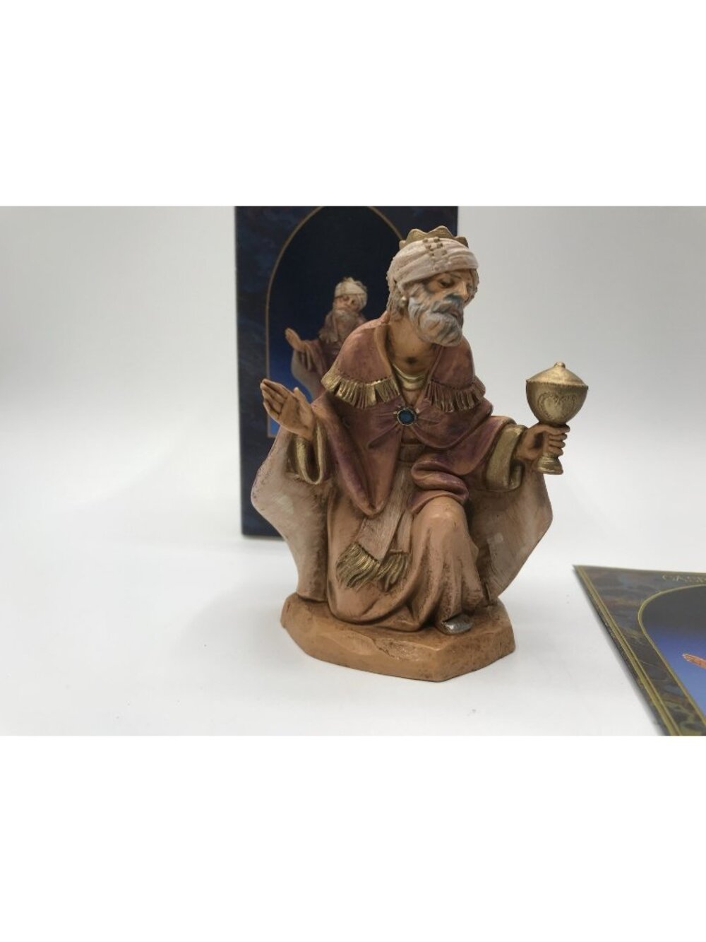 1992 Fontanini Nativity Figure 5" Wiseman King Gaspar Vintage Roman 72515 W/Box